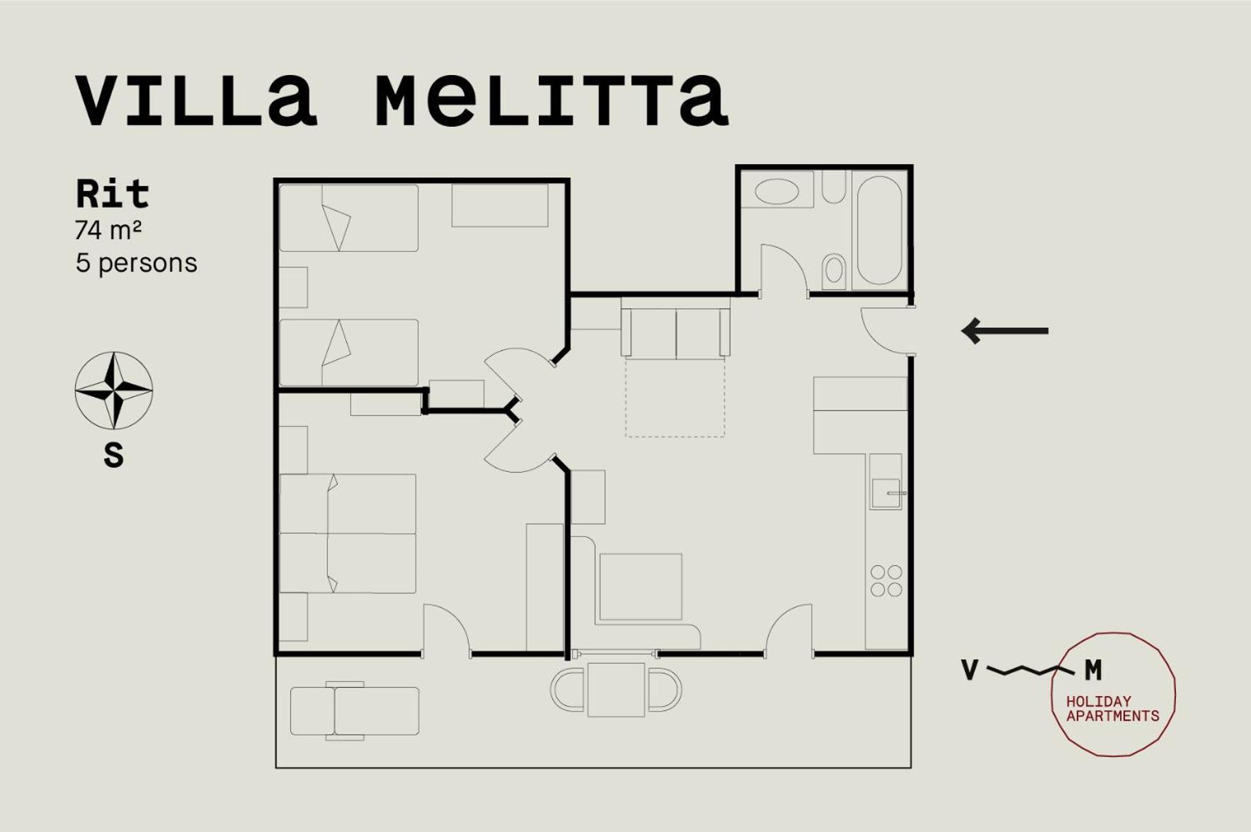 Villa Melitta San Vigilio Di Marebbe Phòng bức ảnh